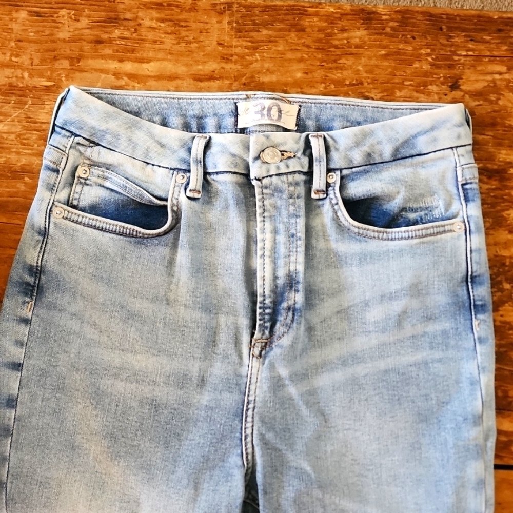 Free people high waisted skinny jeans